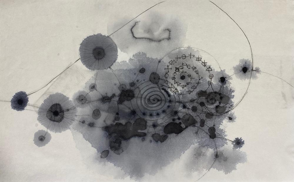 Spirals to Merged Memories #1, 2023, Fumiyo Yoshikawa