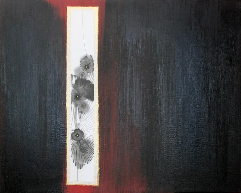 A Realm 3(red), 2014, Fumiyo Yoshikawa