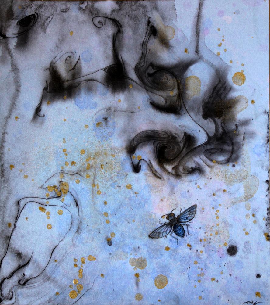 Blue (Bee), 2014, Fumiyo Yoshikawa