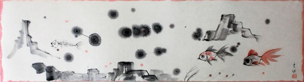Travelers to the Other Side, 2014, Fumiyo Yoshikawa