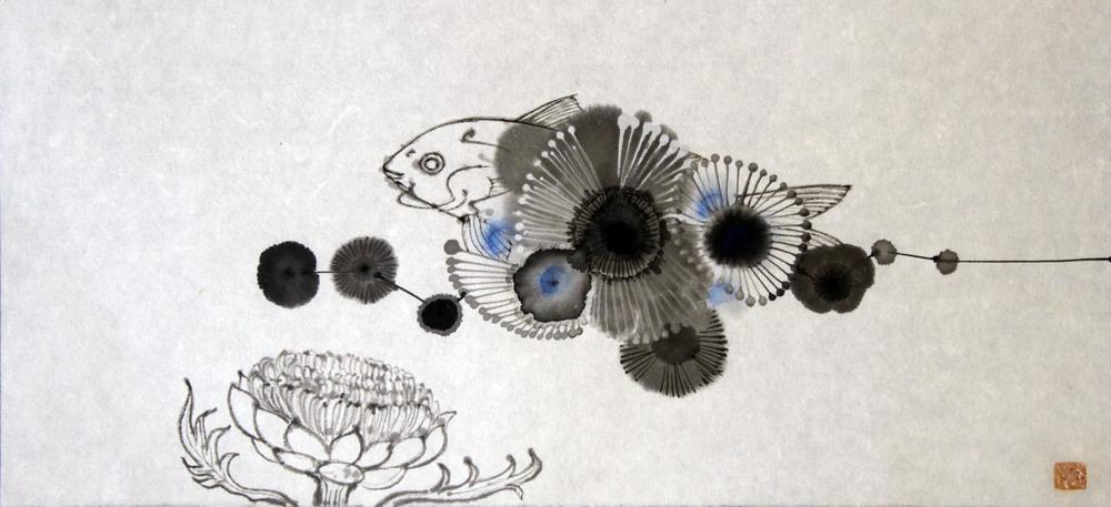 Fish and Flower, 2014, Fumiyo Yoshikawa