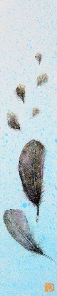 Memory 10 feathers, 2014, Fumiyo Yoshikawa