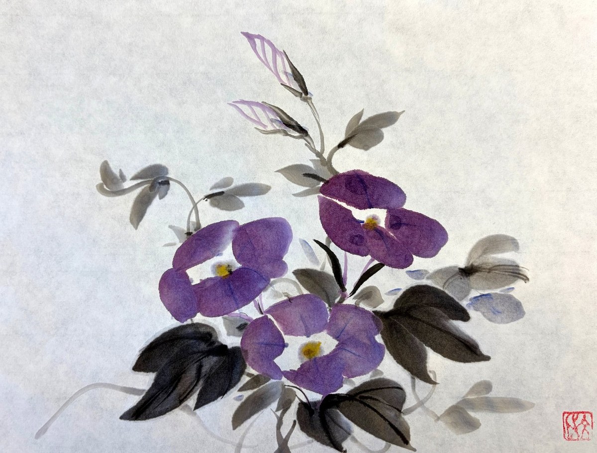 Asagao (Morning Glory) 1, 2026, Fumiyo Yoshikawa