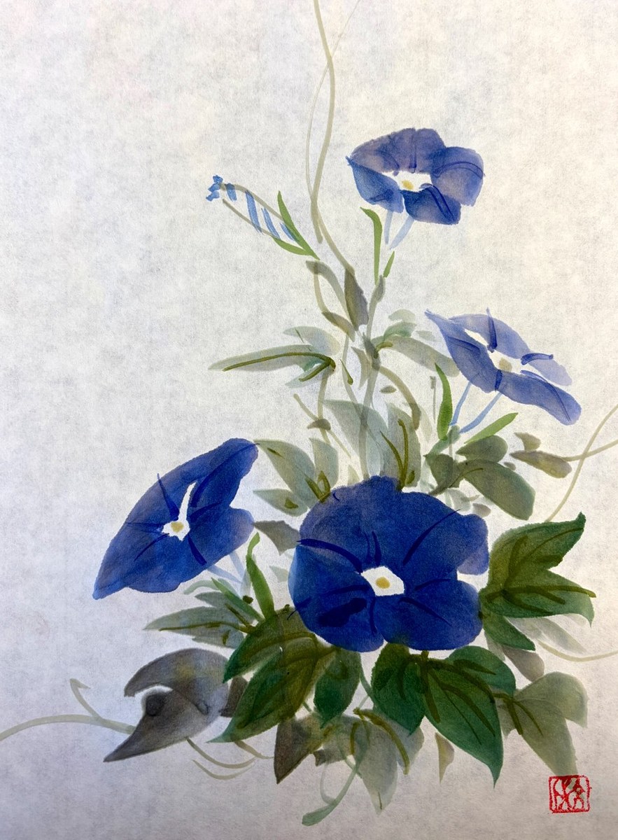 Asagao (Morning Glory) 2, 2026, Fumiyo Yoshikawa