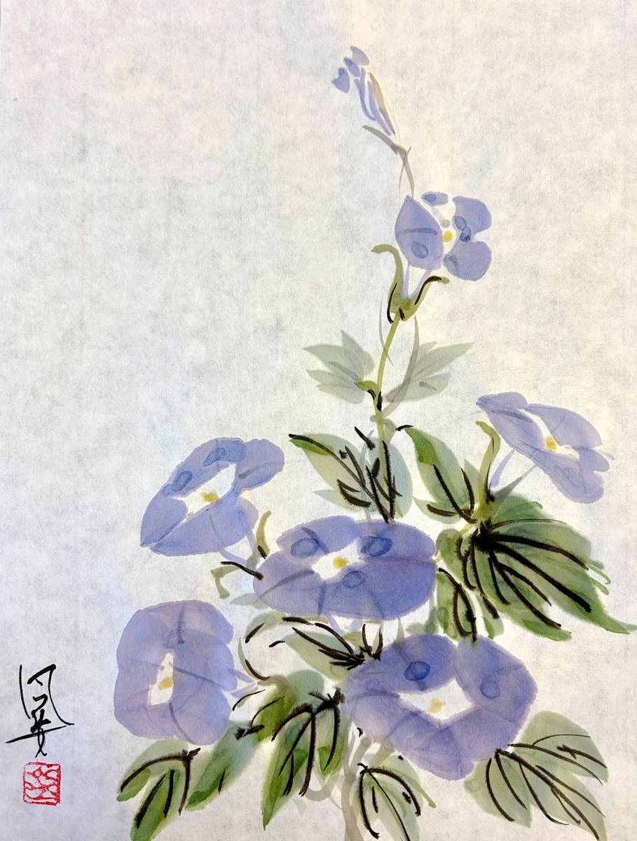 Asagao (Morning Glory) 3, 2026, Fumiyo Yoshikawa