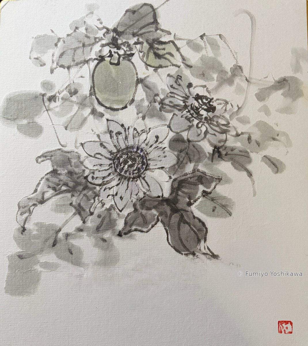 Tokeisou (Passion Flower), 2026, Fumiyo Yoshikawa