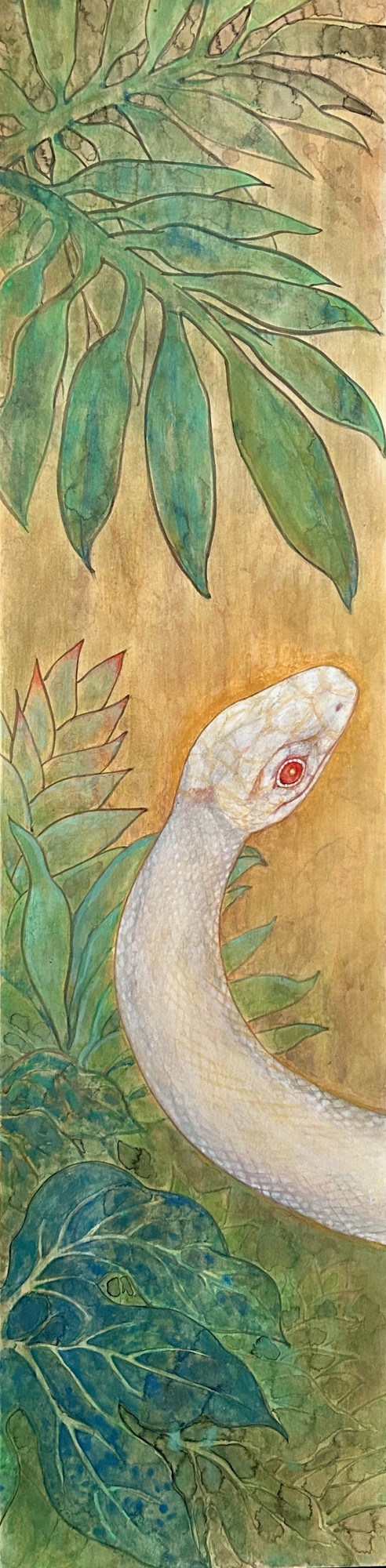 Vital Energy — Rebirth and Revival (left panel), 2025, Fumiyo Yoshikawa